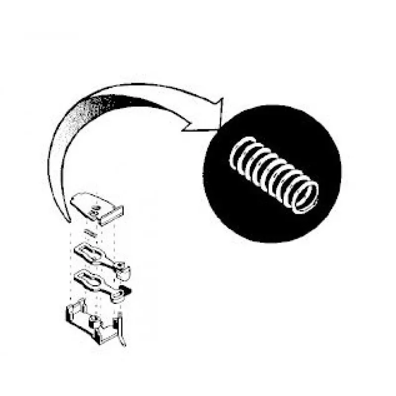 00112001 - Replacement N-1 Centering Springs - 12Pc (N Scale) 1