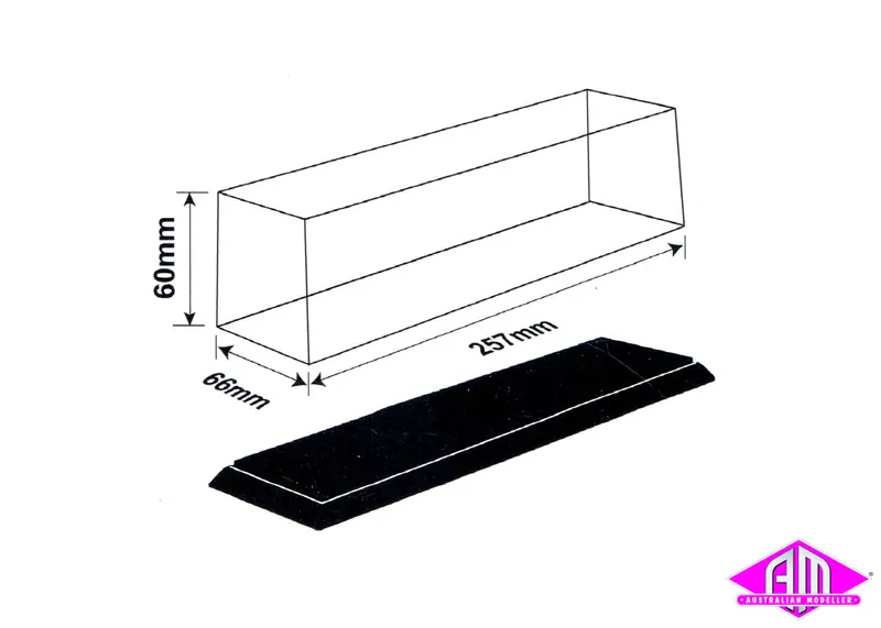 09803 - Display Case 257Mm L X 66Mm W X 60Mm H 1