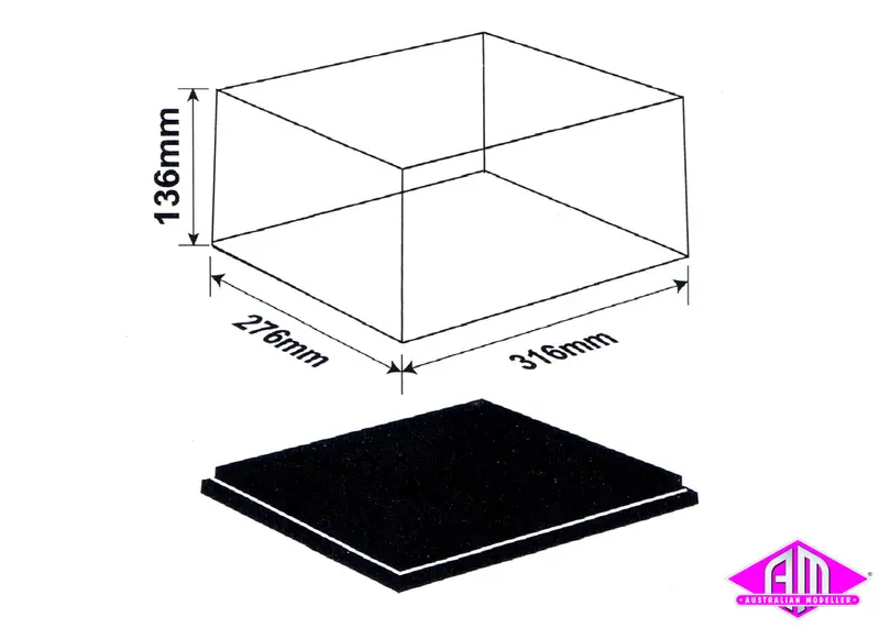 09808 - Display Case 316Mm L X 276Mm W X 136Mm H 1