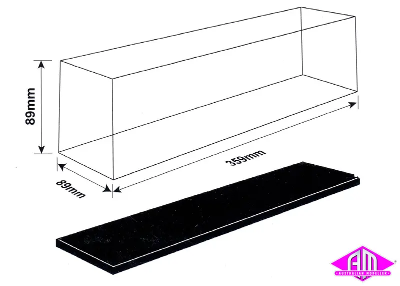 09809 - Display Case 359Mm L X 89Mm W X 89Mm H 1