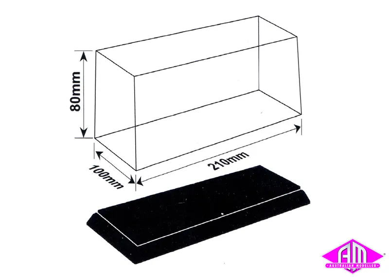 09817 - Display Case 210Mm L X 100Mm W X 80Mm H 1