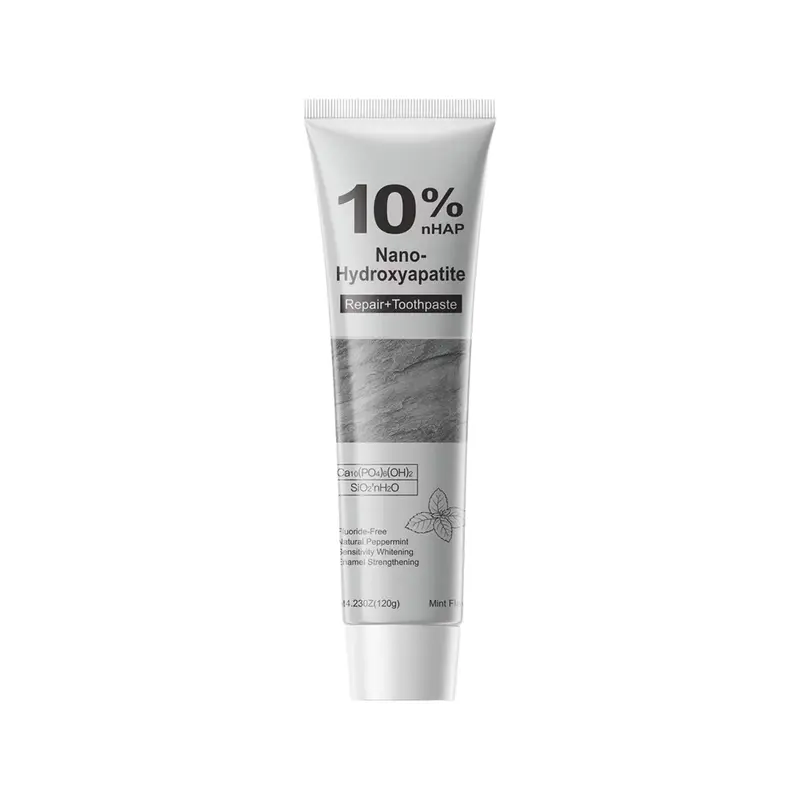 10% Nano-Hydroxyapatite Whitening Toothpaste Fluoride-Free │ Deep Cleaning For Sensitive Teeth - 4.2 Oz 1