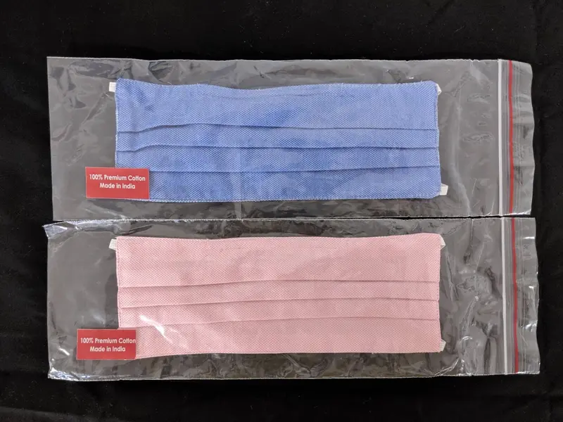 100% Cotton Reversible Facemasks 2-Pack 1