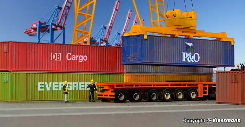 10922 - 40' Containers - 6Pc (Ho Scale) 1