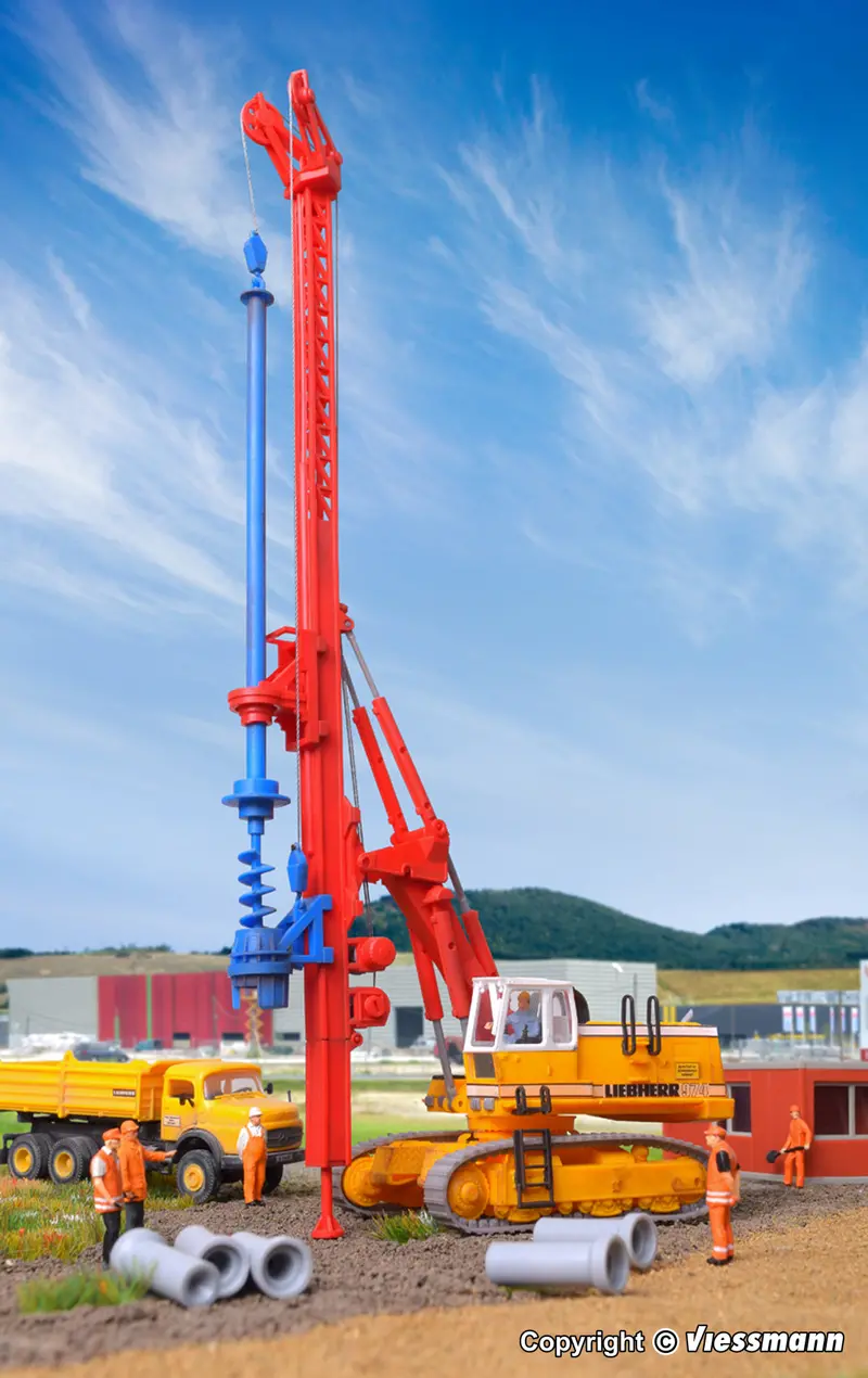 11279 - Hydraulic Excavator With Drill (Ho Scale) 1