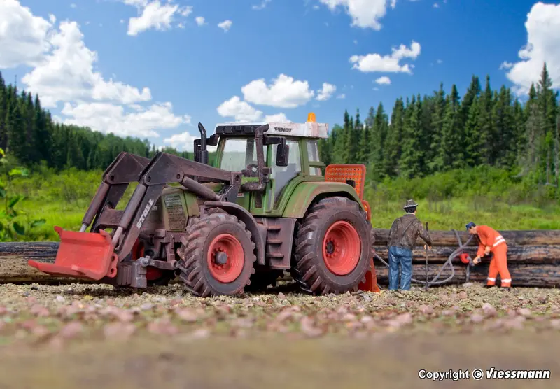 12246 - Fendt Tractor With Drum Winch (Ho Scale) 1
