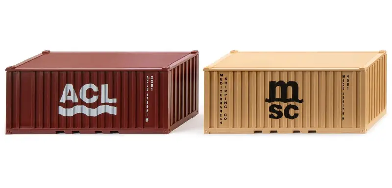 17001826 - Accessory Pack - 20' Containers (Ho Scale) 1