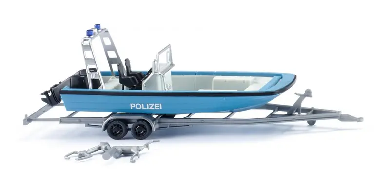 17009545 - Multi-Purpose Boat Mzb 72 (Lehmar) - Police (Ho Scale) 1