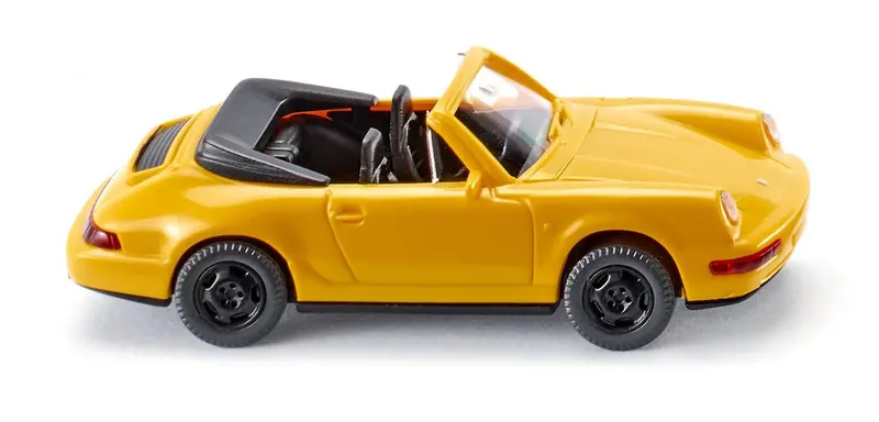 17016504 - Porsche Carrera Cabriolet - Yellow (Ho Scale) 1
