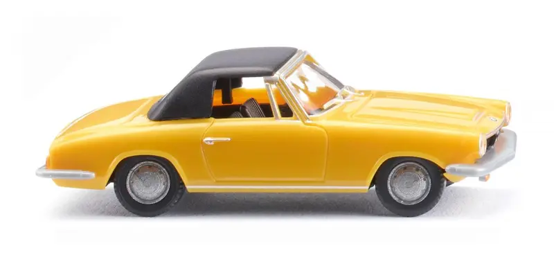 17018748 - Bmw 1600 Gt Convertible - Yellow (Ho Scale) 1