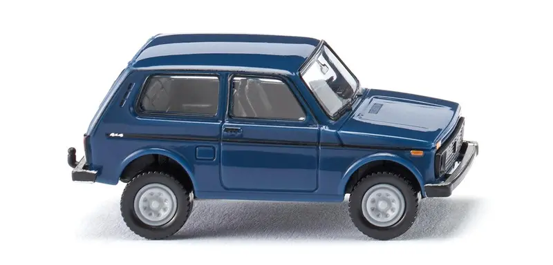 17020802 - Lada Niva - Azure Blue (Ho Scale) 1