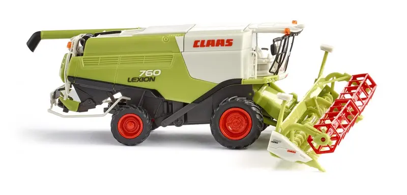 17038914 - Claas Lexion 760 Combine Harvester With V 1050 (Ho Scale) 1