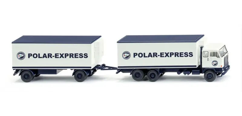 17045704 - Volvo F88 Refrigerated Road Train - Polar-Express Logo (Ho Scale) 1