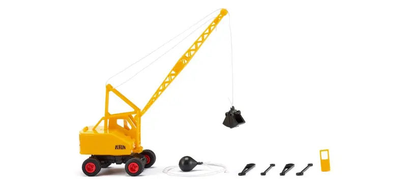17066205 - Fuchs Cable Excavator F 301 - Züblin Logo (Ho Scale) 1