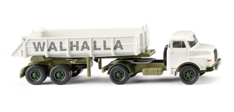 17067707 - Man Rear Tipper Semi Truck - Walhalla Kalk Logo (Ho Scale) 1