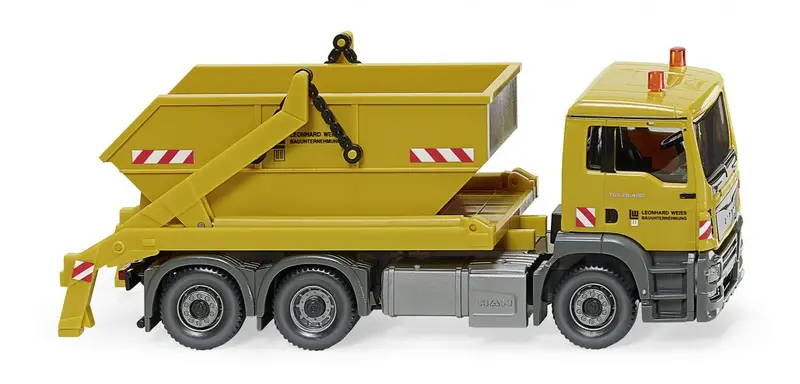 17067907 - Man Tgs Euro 6/ Meiller Skip Lorry - Leonhard Weiss (Ho Scale) 1