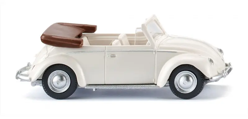 17079405 - Vw Käfer 1200 Convertible - Pearl White (Ho Scale) 1