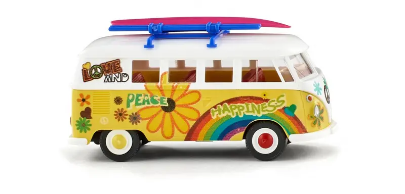 17079725 - Vw T1 Bus - Flower Power (Ho Scale) 1
