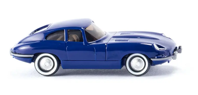 17080302 - Jaguar E-Type Coupé - Dark Blue (Ho Scale) 1