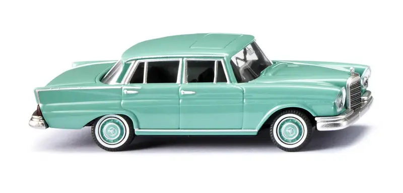 17082410 - Mercedes Benz 220S - Pastel Turquoise (Ho Scale) 1