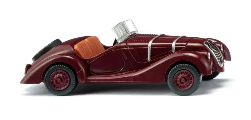 17082804 - Bmw 328 - Wine Red (Ho Scale) 1