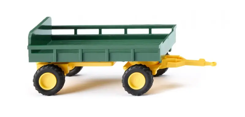 17086904 - Agricultural Trailer - Green (Ho Scale) 1