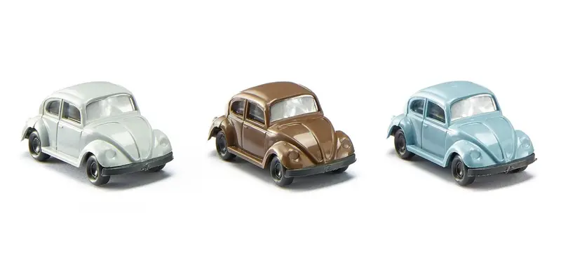 17090002 - Three Vw Beetles (N Scale) 1