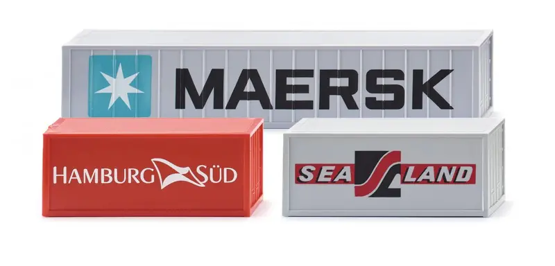 17095004 - Accessory Pack - Containers - 40', 20', 20' (N Scale) 1