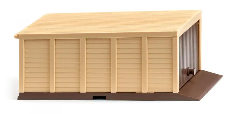 17114003 - 3S Self Build Garage - Brown/Cream (Ho Scale) 1