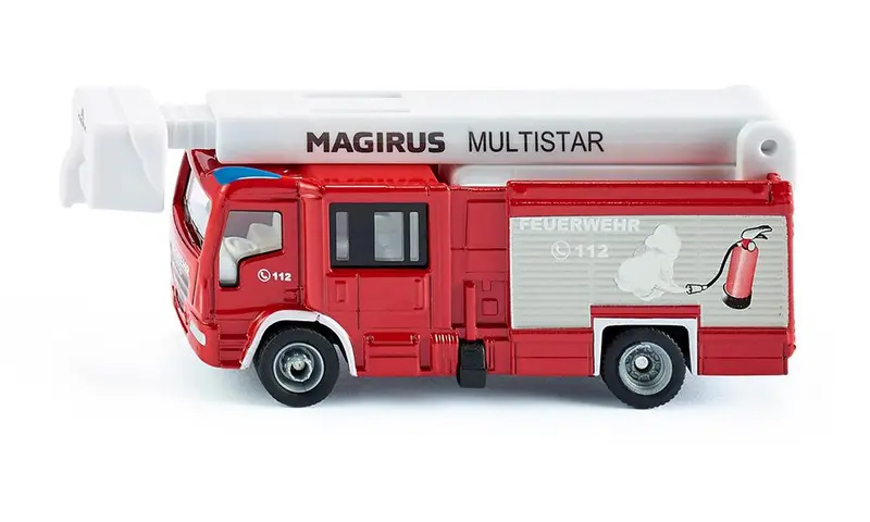 1749 - Magirus Multistar Tlf With Telescopic Mast (Ho Scale) 1