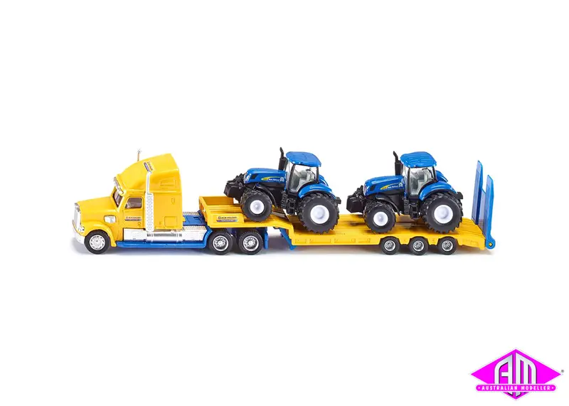 1805 - Truck With 2 Holland Tractors (Ho Scale) 1