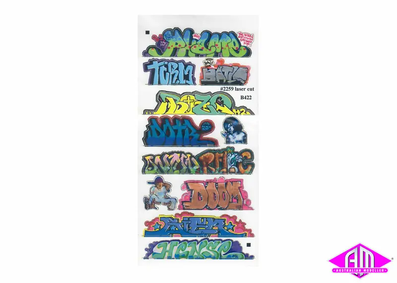 184-2259 - Graffiti Decals Mega #10 1