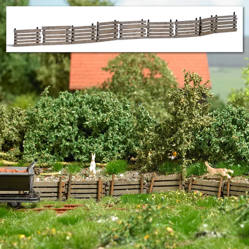 1849 - Scenery Set - Wooden Retaining Wall (Ho Scale) 1