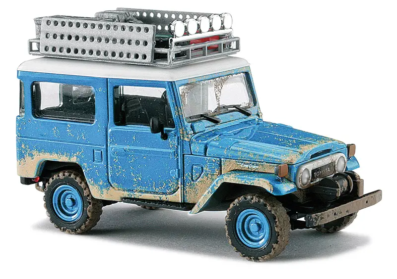 189-43023 - Toyota Land Cruiser - Offroad - Blue (Ho Scale) 1