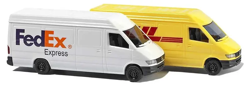 189-8304 - Mercedes Benz Sprinter Vans - Fedex & Dhl (N Scale) 1