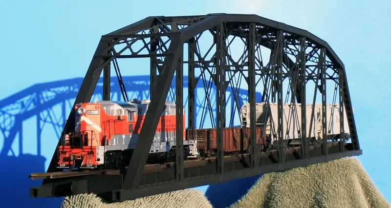 1901 Single Track Laced Truss Bridge Kit (Ho Scale) 1