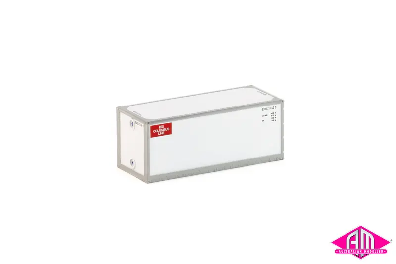20 Foot Air Chilled Container Columbus Line Twin Pack Con-189 1