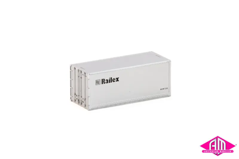 20 Foot Smooth Side Container Railex Twin Pack Con-202 1