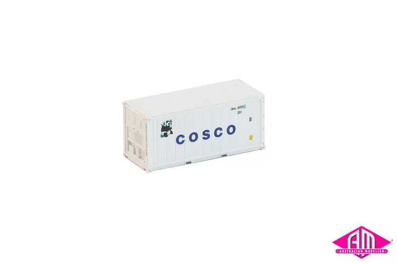 20’ Refrigerated Container Cosco Twin Pack (N Scale) 1