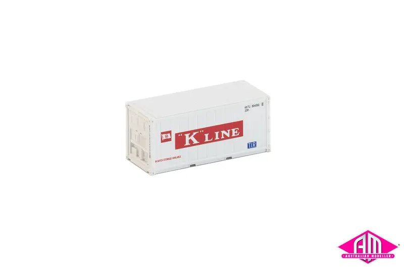 20’ Refrigerated Container K/Line Twin Pack (N Scale) 1