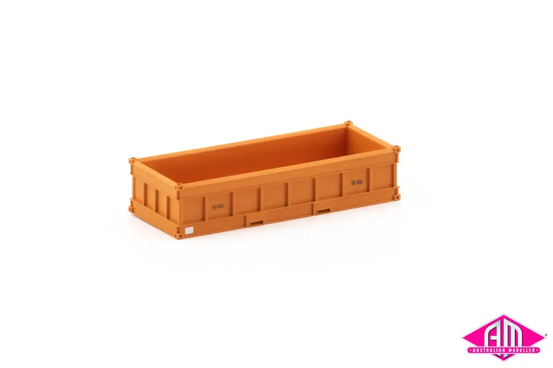 20' Spoil Bins Railcorp Orange Twin Pack Con-166 1