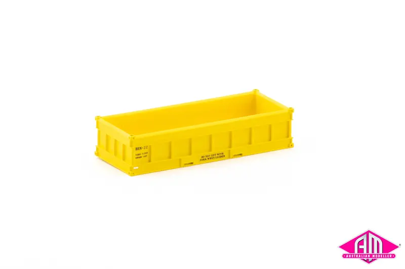 20' Spoil Bins Yellow Twin Pack Con-167 1