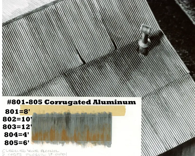 200-804 - Corrugated Sheet Metal 4Ft (Ho Scale) 1