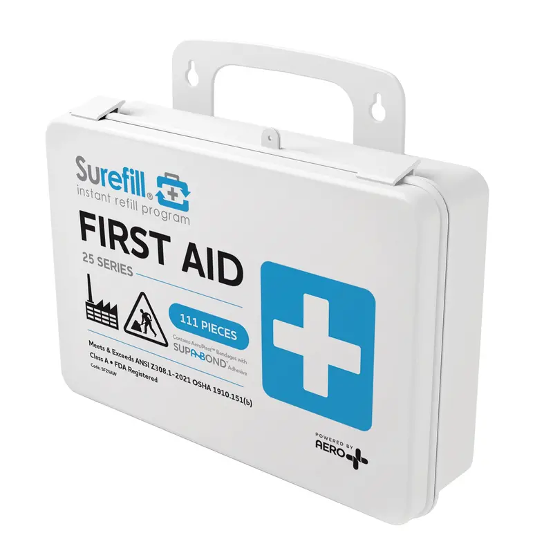 25 Person First Aid Kit – Ansi Class A Plastic Wall Mount (Sf25aw) 1
