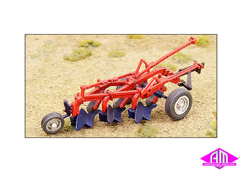 284-60003 - 1950S 3 Bottom Plow Unpainted Kit (Ho Scale) 1