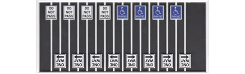 293-8262 - Misc Road Signs (Ho Scale) 1