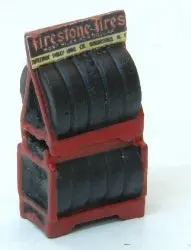 361-432 - Custom 2 Tier Auto Tire Rack (Ho Scale) 1