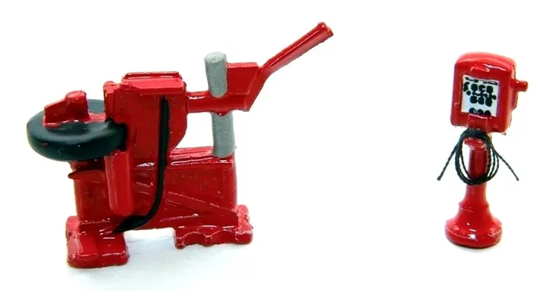 361-444 - Custom Tire Changer/Air Dispenser (Ho Scale) 1