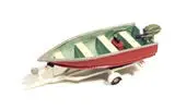 361-455 - Fishing Boat, Motor & Trailer (Ho Scale) 1