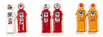 361-514 - Deluxe Custom Gas Pumps - Texaco (Ho Scale) 1